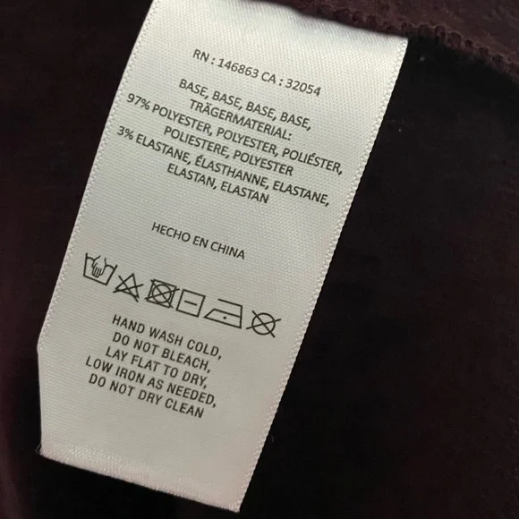 - Mare X Anthropologie burgundy mini tunic dress - Picture 8 of 8